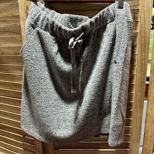 LOFT Charcoal Mini Skirt